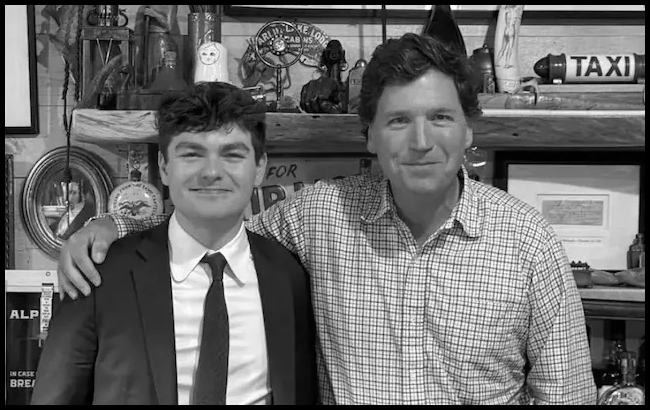 Tucker Carlson and Nick Fuentes